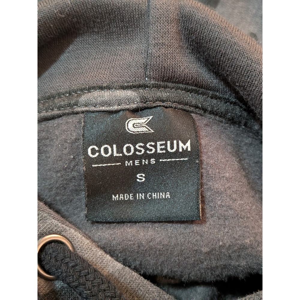 Colosseum Washington Huskies Hoodie Mens Small Grey Camo Raglan Pullover Fleece - Picture 2 of 8
